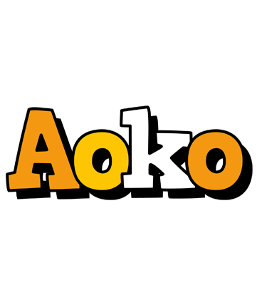 Aoko cartoon logo