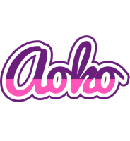 Aoko cheerful logo