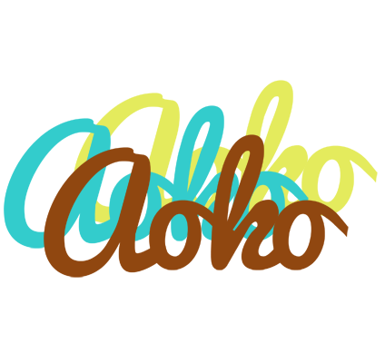 Aoko cupcake logo