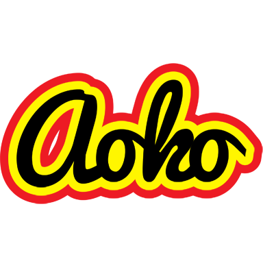 Aoko flaming logo