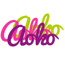 Aoko flowers logo