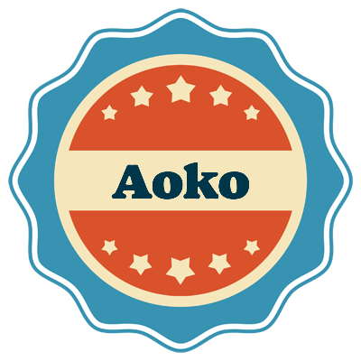 Aoko labels logo