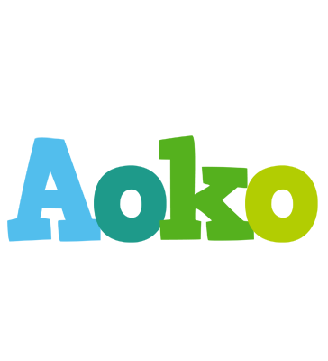 Aoko rainbows logo