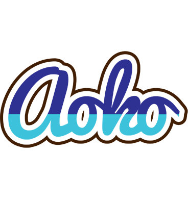 Aoko raining logo