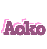 Aoko relaxing logo