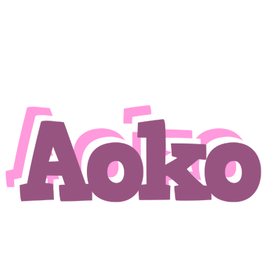 Aoko relaxing logo
