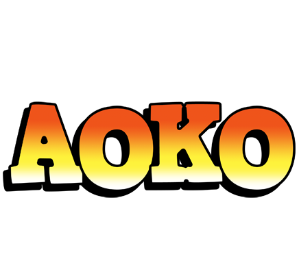 Aoko sunset logo