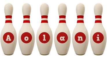 Aolani bowling-pin logo