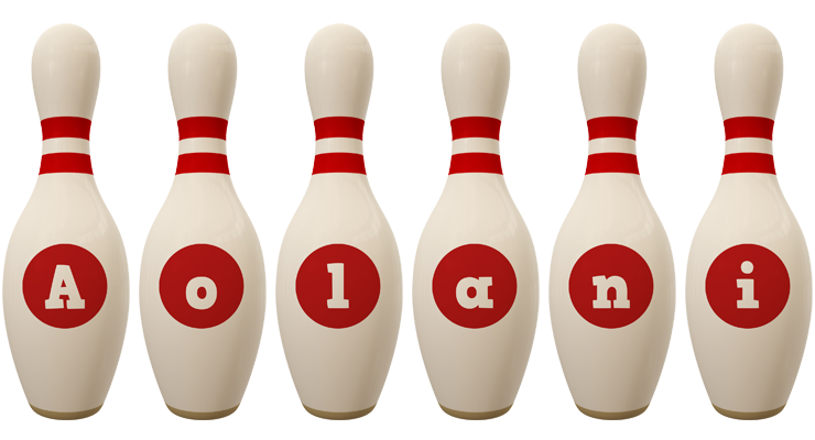 Aolani bowling-pin logo