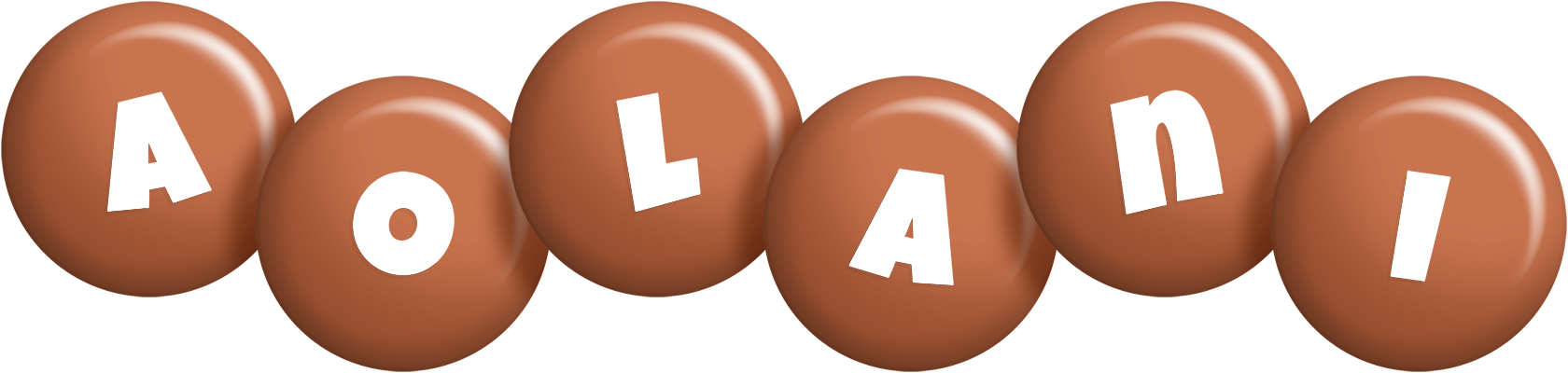 Aolani candy-brown logo