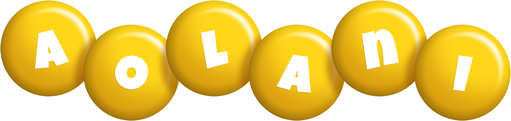 Aolani candy-yellow logo