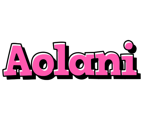 Aolani girlish logo