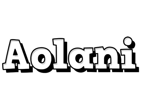 Aolani snowing logo