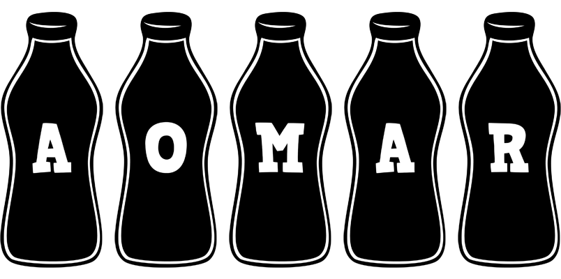 Aomar bottle logo