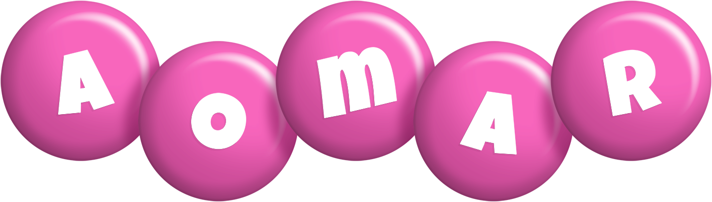 Aomar candy-pink logo
