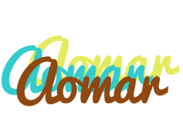 Aomar cupcake logo