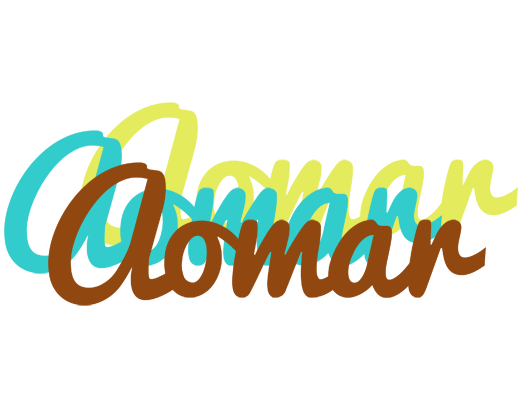 Aomar cupcake logo