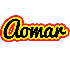 Aomar flaming logo