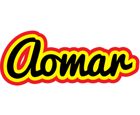 Aomar flaming logo