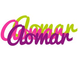 Aomar flowers logo