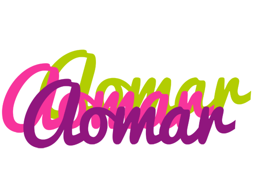 Aomar flowers logo