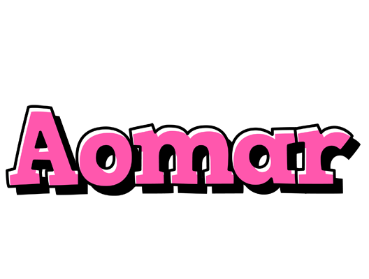 Aomar girlish logo