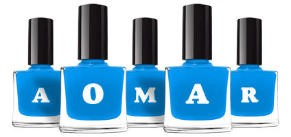 Aomar glossy logo