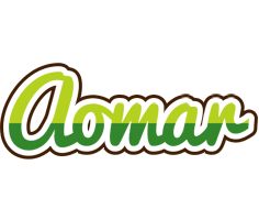 Aomar golfing logo