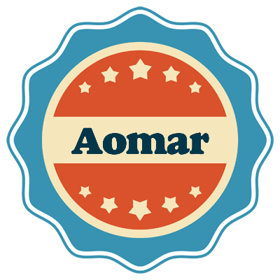 Aomar labels logo