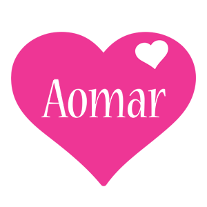 Aomar love-heart logo