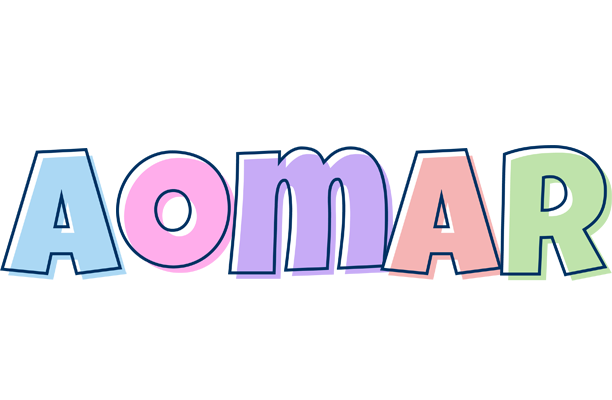 Aomar pastel logo
