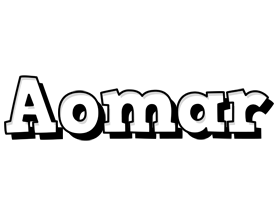 Aomar snowing logo