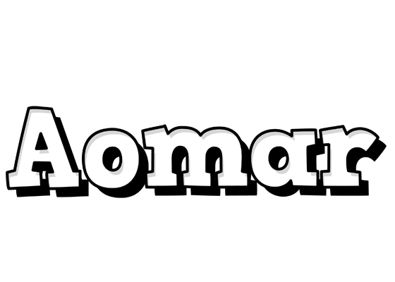 Aomar snowing logo