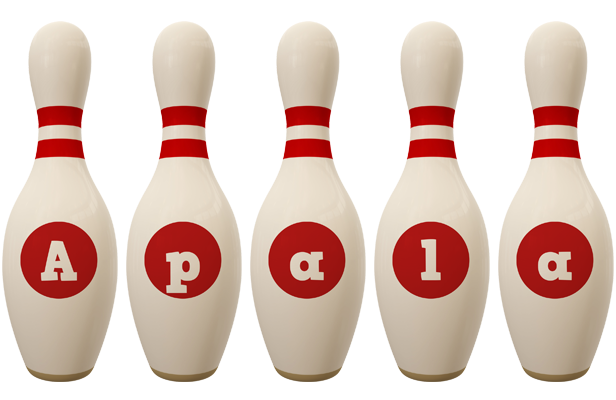 Apala bowling-pin logo