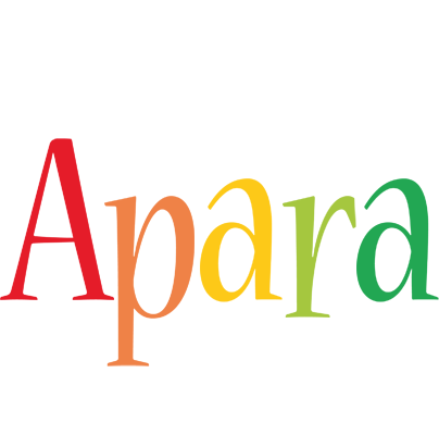 Apara birthday logo