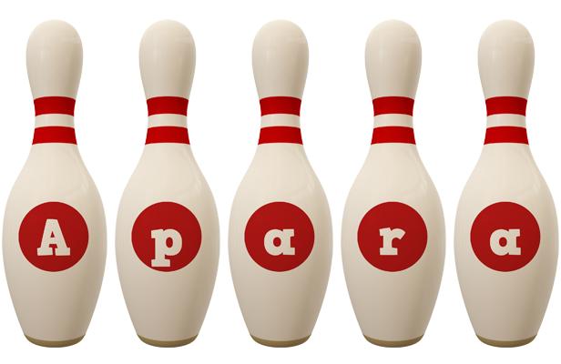 Apara bowling-pin logo