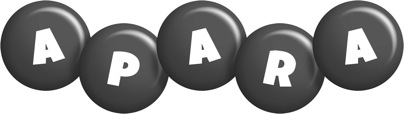 Apara candy-black logo