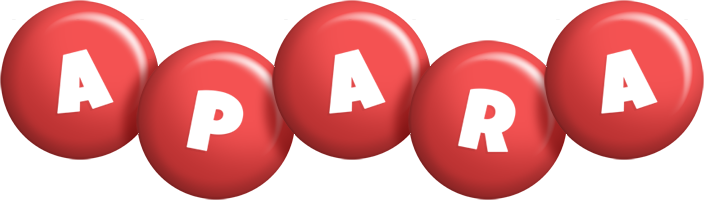 Apara candy-red logo