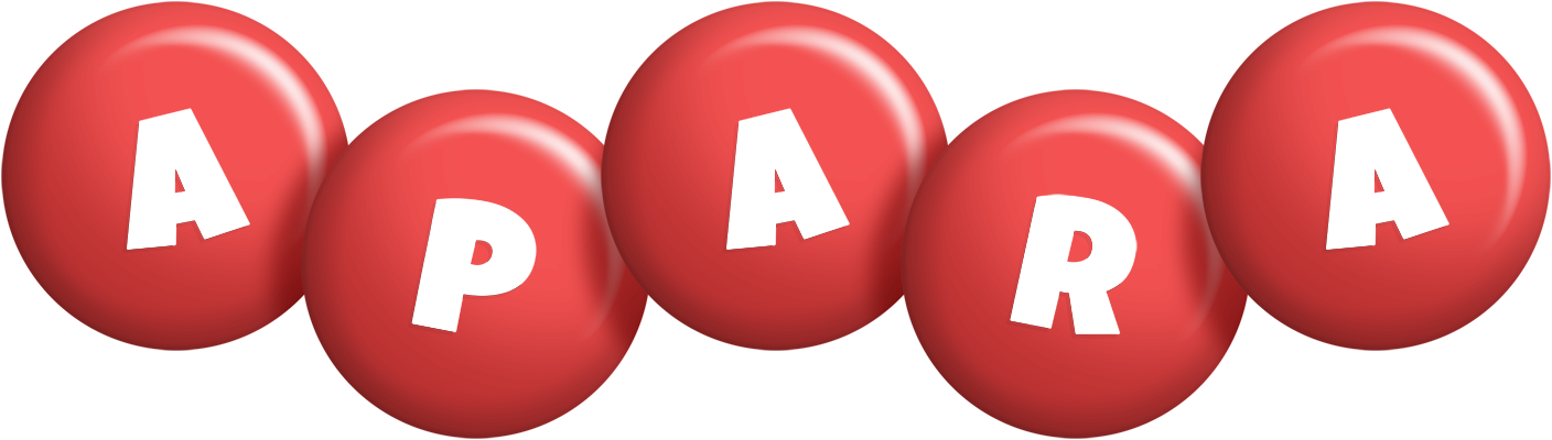 Apara candy-red logo