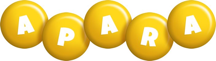 Apara candy-yellow logo