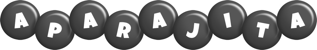 Aparajita candy-black logo