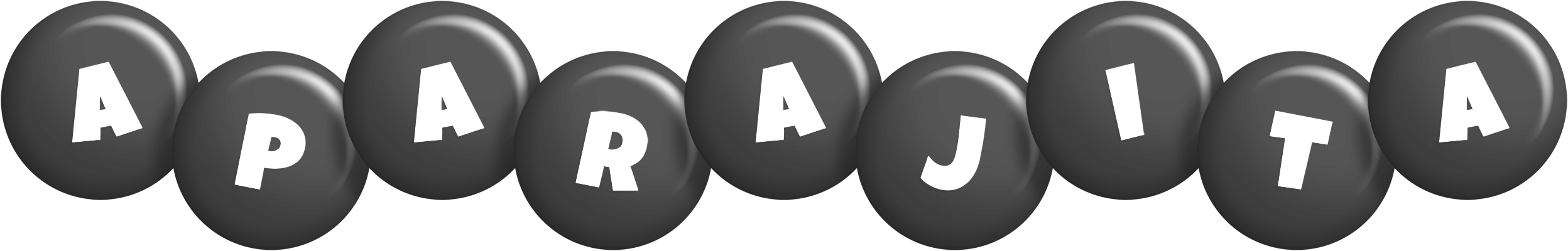 Aparajita candy-black logo