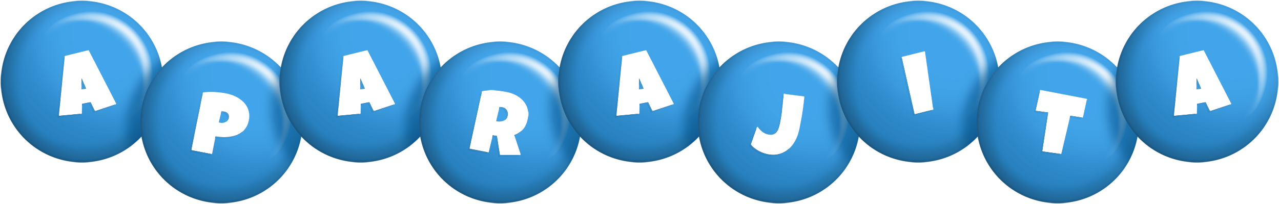 Aparajita candy-blue logo