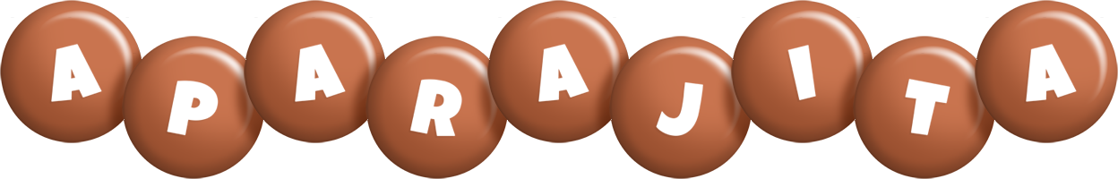 Aparajita candy-brown logo