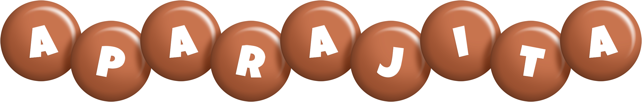 Aparajita candy-brown logo