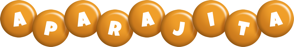 Aparajita candy-orange logo