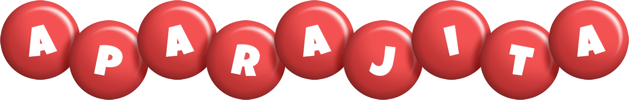 Aparajita candy-red logo