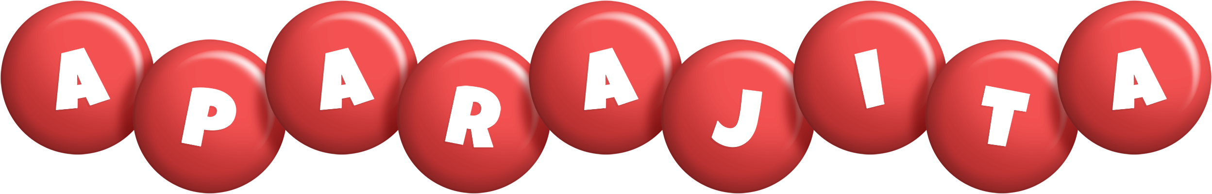 Aparajita candy-red logo