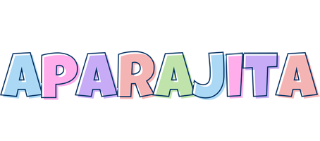 Aparajita pastel logo