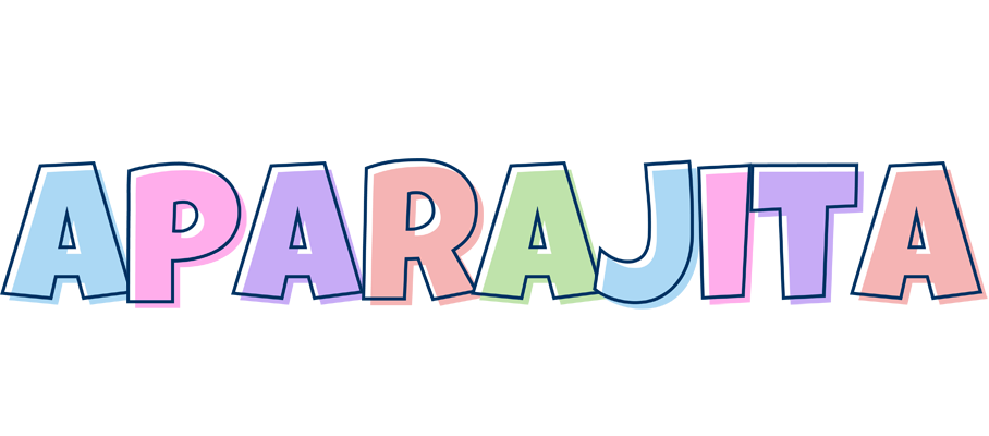 Aparajita pastel logo